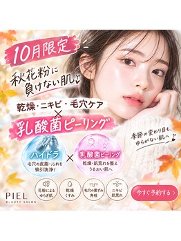 ピエル 柏店(PIEL)の写真/【柏の肌質改善ならPIEL】大事な予定の直前もOK!男女問わず絶賛のノーダウンタイム根本美白ケア☆