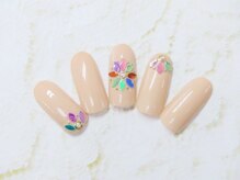ネイルサロン フェリーシュ(Feliish)/リーフホログラムデザイン