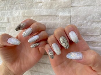 ボージュ バイ ルアナネイル(BeauJu by Luana Nail)/マグネット×ミラー