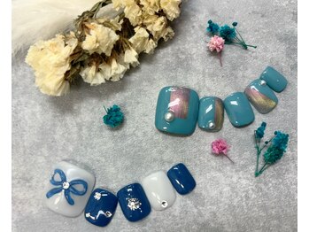ネイル バズ(NAIL BUZZ)/フット選べる華やかアート