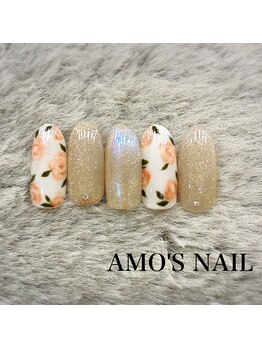 アモズネイル さっぽろ東急百貨店(AMO'S NAIL)/11000円デザイン