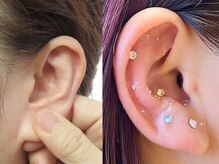 耳ほぐし後には人気のジュエリーでおしゃれも楽しめます！