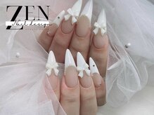 ゼン ネイル デザイン 池袋(ZEN NAIL DESIGN)/* 長 さだしやり放題×つけ放題