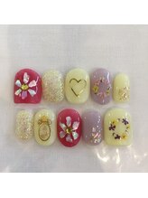ウィッシュネイル 名古屋店(Ｗish Ｎail)/オーダーチップ60分アート¥6980