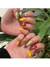 レイネイル アンド レイアイ 長嶺店(RAY NAIL & ray eye)/トムとジェリー３Dネイル