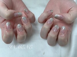 ラメグラデーション¥4500