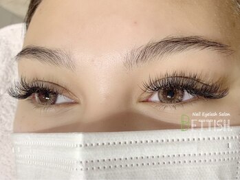 ネイルアイラッシュサロン ベティッシュ 桜木町店(Nail Eyelash Salon BETTISH)/メガフラットラッシュ140束