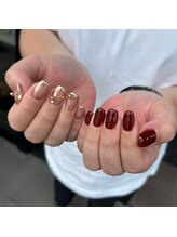 トータルサロン 白べぇーっ プラス/秋ネイル♪