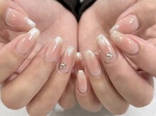 ローラン(LORAN)/ラメグラ×チークネイル♪