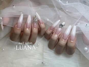 ルアナ(LUANA)の写真/《美しいフォルム,モチ両方を叶えます☆》最新トレンドから王道まで幅広く対応◎個性溢れるネイルもお任せ!