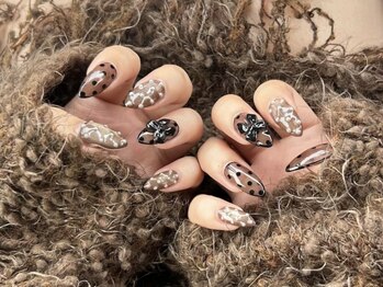 ヒーミー(HYMY)/秋ネイル♪♪/ブラウン/ドット