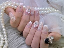 ネイル アリーズ セカンド(nail Allies 2nd)/生誕ネイル 3Dネイル イニシャル
