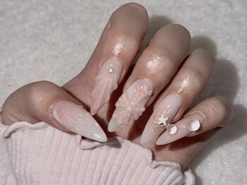 アイネイルズ 横浜EAST店(I-nails)の写真/欠けても焦らない♪どんな長さトラブルもお任せあれ◎ 1～10本、違和感なく長さを生成☆#横浜#パラジェル