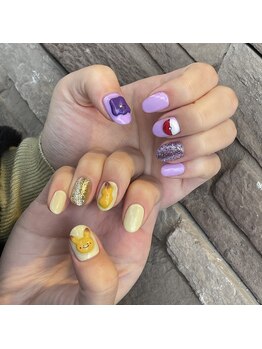 レイネイル アンド レイアイ 長嶺店(RAY NAIL & ray eye)/ポケモン３Dネイル