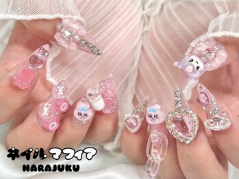 ネイルマフィア 原宿(NAIL MAFIA)/春カラー/ピンク/ポップ