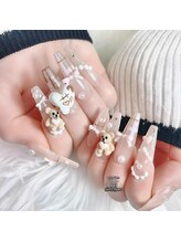 ゴテかわ(GOTE KAWA)/ハートネイル、バレンタイン