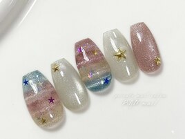 マグネットボーダーネイル