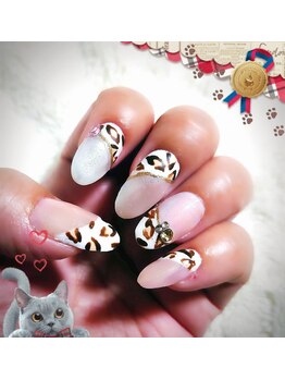 カオ ネイル(kao nail)/レオパード 6500円