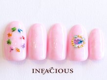 インフェイシャス 大丸福岡天神店/プチフラワーネイル 