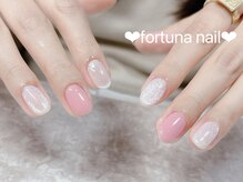 フォルトゥーナ 神田(Fortuna)/マグネット+ワンカラ/神田ネイル