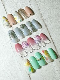 HAND定額フラワーアート4本