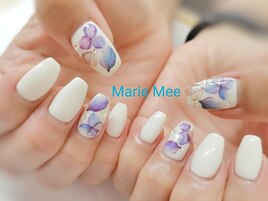 紫陽花ネイル