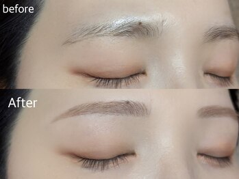 ナビレラ(navillera)/平行アーチ×眉カラー