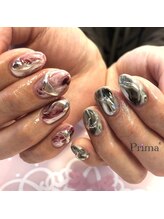 プリマ(Prima)/ニュアンス×鉱物ネイル