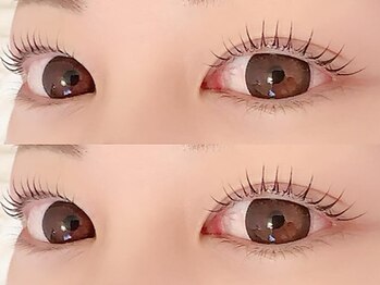 ルクールドココ(Le Coeur De Coco)の写真/【朝のメイクが劇的に楽に！】目元に合わせたパーマ×圧倒的キープ力で魅せる瞳◎1ヶ月後も可愛いが続く♪