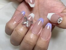 サロンドフォーエイチ(salon de 4H)/パステルフレンチ×バタフライ★