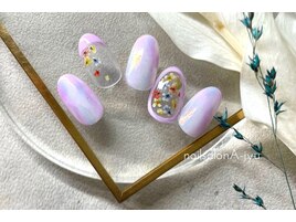 押し花ネイル/ぷっくりネイル