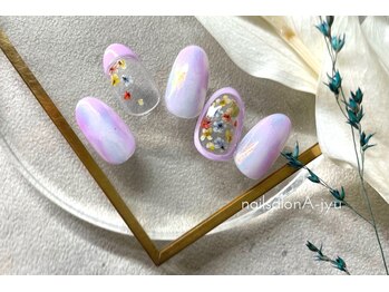 ネイルサロン アージュ(Nail Salon A jyu)/押し花ネイル/ぷっくりネイル