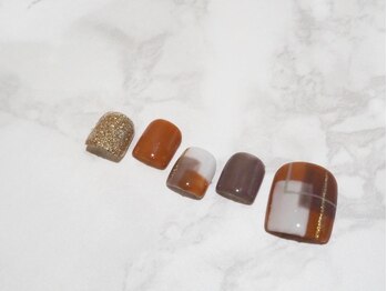 シュシュネイル 高輪店(Shu Shu nail)/2022年11月フットシンプルコース