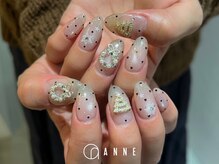 アンネ 渋谷店(ANNE)/パラジェル クリスマスネイル