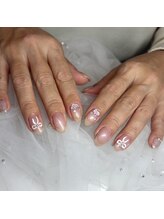 アイリッシュネイル 久屋大通店(Irish Nail)/ハート×リボン