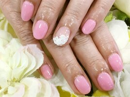 ３Dのお花がポイント♪