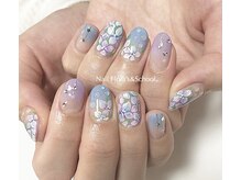 ネイルフローラアンドスクール/オーダーアート7980円