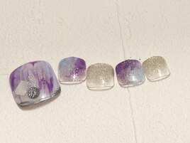【フット】パープルニュアンス