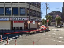 リラ 奈良新大宮店(Lila)/【3】焼肉屋を左に曲がります