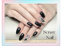 センシー ネイル スタジオ(Sensy Nail Studio)/2色ワンカラーネイル