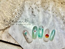 テテネイル(tete.nail)/しゅわしゅわ弾けるメロンソーダ