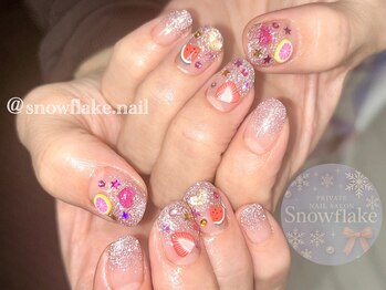 スノーフレーク(Snowflake)/8月季節定額☆キラキラフルーツ