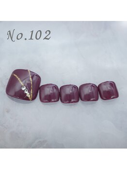 はあとねいる 大阪福島店/フットネイル：No.102