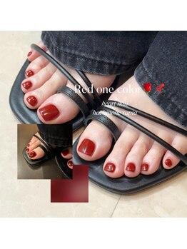 はあとねいる 八戸ラピア店/ワンカラーフットネイル