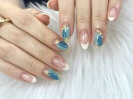 【木村】夏のなりかけネイル