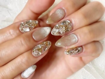 リベレ 福島店(LIBELLE)/ストーン埋め尽くしネイル
