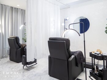 インパクト 岡山駅前サロン(IMPACT)/落ち着いた施術ブース