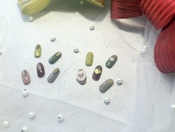 べリンダ 高崎店(BELINDA)の写真/【シンプルが魅力的】冬コレクション☆オフィス・短期でしかネイルができない方も！パーツ2個プレゼント