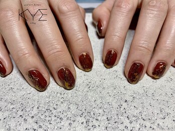 赤×部分ミラー