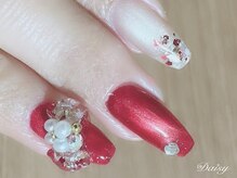 デイジー 藤沢(Daisy)/冬のマグネットネイル　